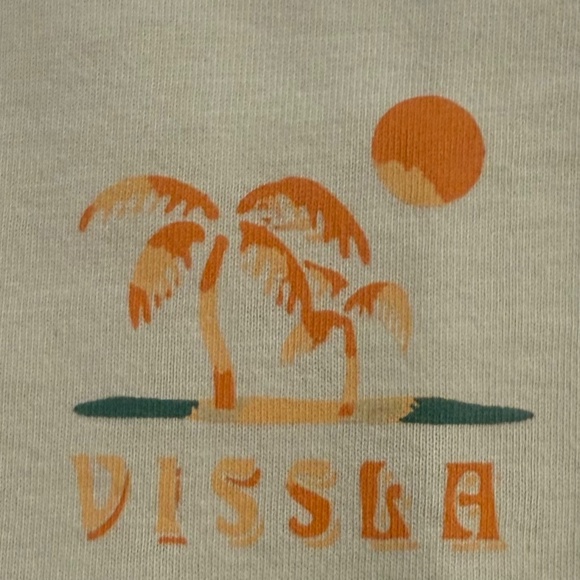 Vissla Men’s Sz. Small Beige T-shirt - Picture 2 of 6